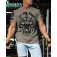 thumbnail image 3 of Gymish Let The Gains Begin Men’s Workout T-Shirt – Funny Lifting Gym Tee, Deadlift Fitness Shirt for Men, 3 of 5