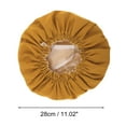 thumbnail image 2 of Unique Bargains 1 Pc Women Lightweight Bath Cap for Bathroom Business Travel Yellow PEVA Bubble Cloth, 2 of 3