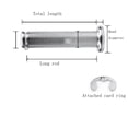 thumbnail image 2 of (5 pieces ) 304 Stainless Steel Stuck Cylindrical Positioning Screw Set M3x12mm., 2 of 5
