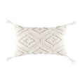 thumbnail image 1 of Abbracc Housses d'Oreiller Sharpelace Boho Throw, Tissé Coton Touffeté Lin Décoratif 30x50 A, 1 of 9