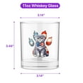 thumbnail image 5 of Patriotic Scottish Fold 4th of July Independence Paws 11oz Whiskey Glass Mug Cat Lover Kitten Owner Gifts Whiskey Cocktail Glasses Cup - 02010, 5 of 5