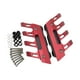 thumbnail image 3 of 2 Piezas Protector Guardabarros Delantero Cubierta de Protección Delantera Accesorios para Motocicleta Aluminio Resistente Instalación Fácil Adecuado Rojo, 3 of 9
