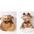 thumbnail image 4 of Holiday Warm Reindeer Design Capes Soft Cat for Birthdays Dance Parties and Winter Festivals, 4 of 5