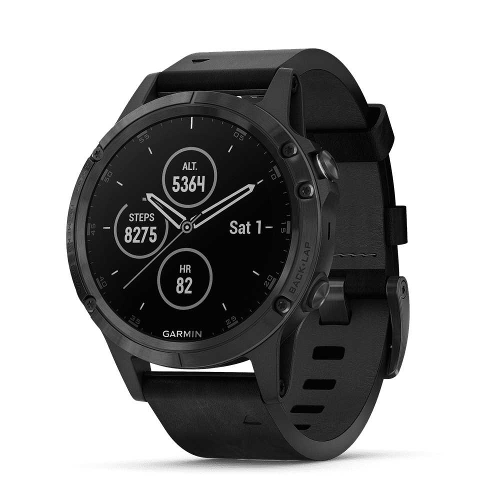 fenix 5s silver black