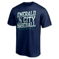 thumbnail image 2 of Men's Navy Seattle Mariners Emerald City Baseball T-Shirt, 2 of 3