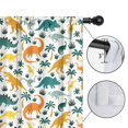 thumbnail image 4 of Blackout Kids Curtains,Colorful Dinosaurs Palm Trees Pattern Childrens Insulated Curtains Set Of 2,Bedroom Essentials,Toddler Room Decor 42"x54", 4 of 5