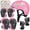 Pink, variant on Yiomxhi Adjustable Kids Bike Helmet Set with Knee Elbow and Wrist Pads, Toddler Skateboard Helmet for Ages 3-5-8-14 Boys Girls, Protective Gear Set for Youth, for Scooters Rollerskates