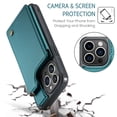 thumbnail image 2 of SaniMore for iPhone 14 Pro Wallet Case, RFID Blocking PU Leather Kickstand Credit Slots Flip Folio Protective Case, Double Magnetic Clasp Durable Shockproof Cover for iPhone 14 Pro, Blue, 2 of 9