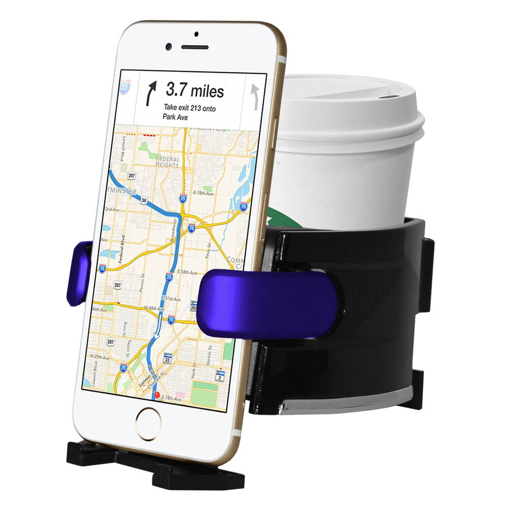 WINOMO Drinking Phone Holder Car Air Vent Mount Soft Drink Water Coffee Cup Bottle Insert with Regular Size for Car Vehicle