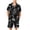 Black, variant on GrmtClth Halloween Pajamas for Men Short Sleeve Satin Finish Button Down Pumpkin Pattern Two-Piece Summer Loungewear Sleep Pjs Set with Pockets Yellow 4XL