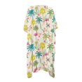 thumbnail image 2 of HELLHERO Tropical Palm Tree Floral Kimono - Lightweight Breathable Beach Cover Up | Flowy Loose Fit for Summer Vacation, Pool & Resort, 2 of 6