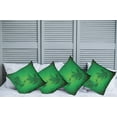 thumbnail image 2 of Ambesonne Green Throw Pillow Cover 4 Pack, Tropic Banana Tree Leaf, 24", Green, 2 of 7