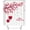 White, variant on Red Love Heart Tree Bathroom Decor Valentine''s Day Shower Curtain Waterproof Fabric Polyester Set with Hooks (72''''Wx72''''H)