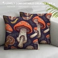 thumbnail image 3 of JEUXUS  Dark Mushroom Dream Forest Throw Pillow Case,Pillow Cover Square Decorative Cushion Covers for Sofa Couch Car Bed Home Outdoor Decoration, 3 of 5