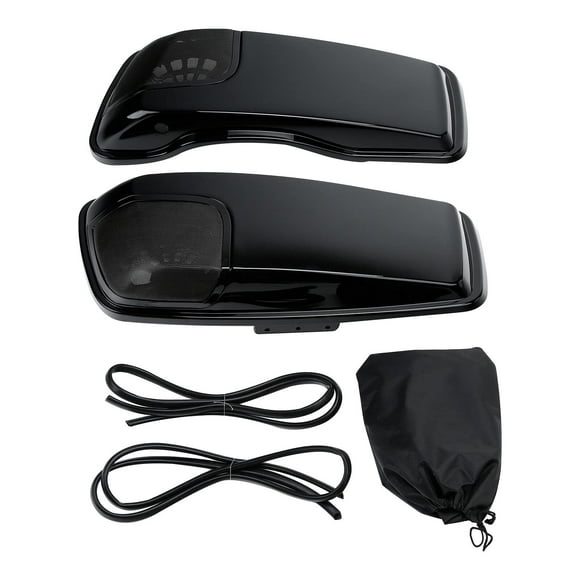 TCMT Saddlebag Lids 5x7" Speaker Cutouts Fit Harley Touring CVO Road King Road Glide Street Glide Electra Glide Ultra Limited 2014-2023