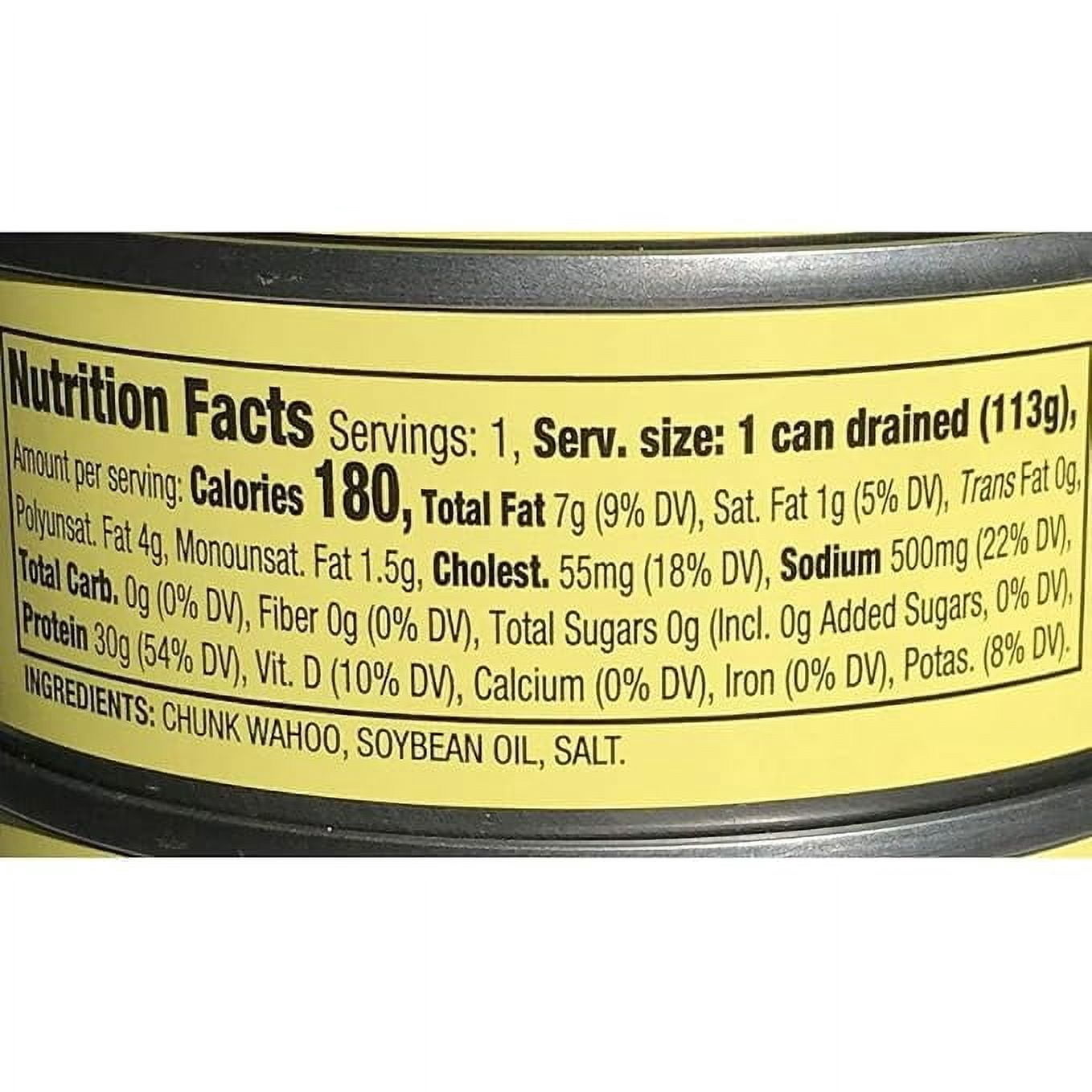 Van Camp's Chunk Style Wahoo (Pack of 3 x 5 Oz CAN) It's More Tuna-like But Lighter Tasting