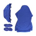 thumbnail image 2 of deevoka Gaming Chair Covers Elastic with Armrest Covers/Back/Seat Cover Soft Spandex Blue, 2 of 8