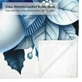 thumbnail image 3 of Soft Warm Snowman Blanket Charming Blue Snowman Flannel Blanket Soft Warm Lightweight Tear-Resistant Design for Travel Camping Home Office Sofa & Bed All-Season Comfort Christmas Blanket, 3 of 7