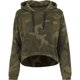 thumbnail image 1 of Build Your Brand - Sudadera corta para mujer (Camuflaje aceituna), 1 of 1