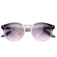 thumbnail image 3 of Lentes transparentes +3,00 en monturas redondas de color rosa de moda para hombres y mujeres, elegantes gafas de lectura unisex, 3 of 8
