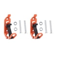 thumbnail image 2 of S SERENABLE 2 Pieces Spade Mount for Roof Rack,Car Accessories,Zinc Alloy Durable Wall Mount Orange, 2 of 9