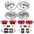 thumbnail image 2 of PowerStop Front and Rear Z23 Evolution Sport Brake Pad and Rotor Kit with Red Powder Coated Calipers Fits: INFINITI NISSAN Select Models KC4488A, 2 of 2