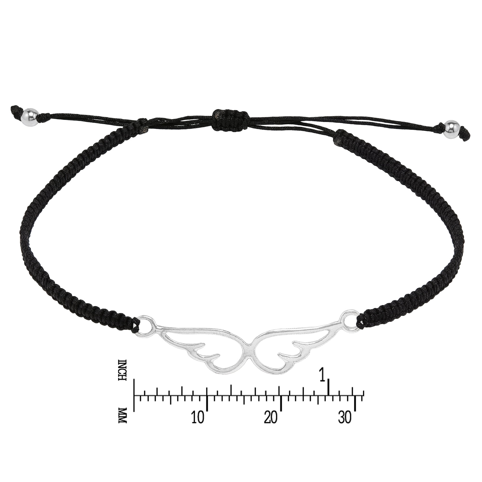 alex and ani angel wings pull cord bracelet