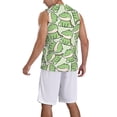 thumbnail image 5 of Rocae Cute Crocodile for Men's Basketball Jersey Lightweight and Breathable Athletic Tank Top,Quick-Drying Sports Jersey 4X-Large, 5 of 9