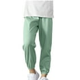 thumbnail image 3 of HVOBTTY Toddler's Jogger Pants Solid Elastic Waist Lightweight Breathable Bug Proof Casual Trousers, 3 of 5
