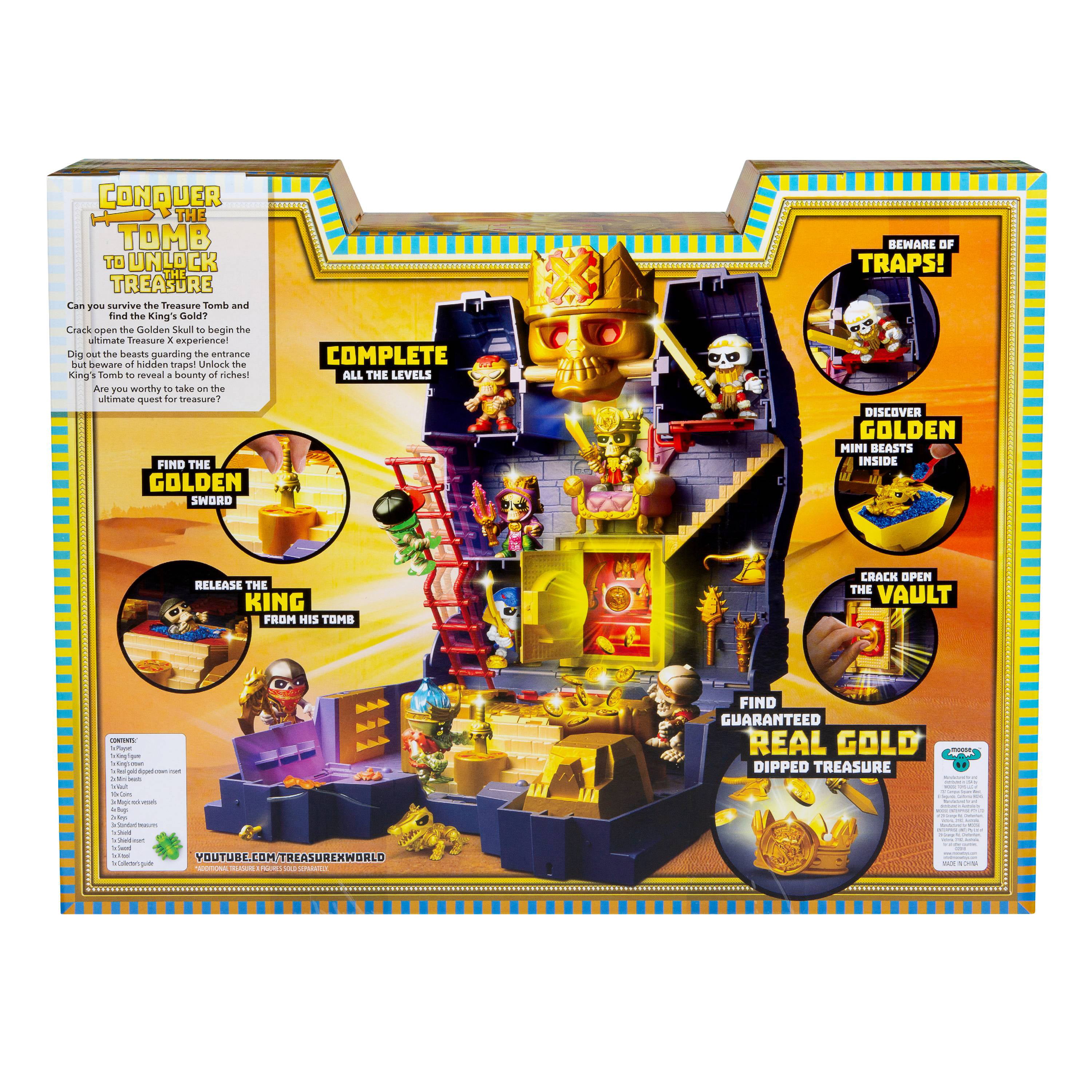 Treasure X King/'s Gold Treasure Tomb 34-Piece Playset Figures Kids Toys New