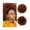 1BT30, variant on Kinky Curly Afro Puff Drawstring Ponytail Hair Extension for Black Women - Premium Synthetic Hairpiece