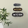 thumbnail image 3 of Signs ByLITA Designer File Room Sign (Blue) - Small, 3 of 5