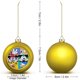 thumbnail image 2 of Bolas navideñas de Mickey Mouse y Minnie Mouse, decoración navideña, decoración para fiestas, adornos para árboles, 2 of 4