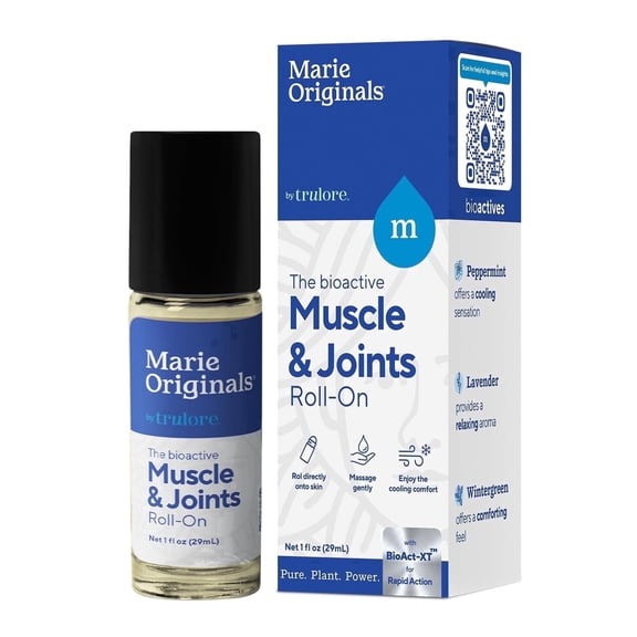 Marie Originals Cooling Menthol Pain Relief Roll-On 29ml, Fast Relief for Muscle, Joint, Back & Knee Pain, Easy-Apply