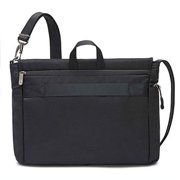 Travelon Anti-Theft Urban Messenger Bag Black 14x10.25x4.75 Polyester 43500-500