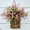 C, variant on Cream Hydrangea Door Hanger Basket Wreath, Farmhouse Wreath with Wildflowers, Artificial Spring Summer Garland for Front Door, Seasonal Holiday Ornament (D)