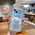 thumbnail image 1 of Sanrio Cinnamoroll-funda de teléfono con espejo para maquillaje, con soporte, para iPhone 14, 13, 12, 11 Pro Max, XR, XS MAX, 8, X, 7 Fivean unisex, 1 of 2