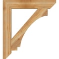 thumbnail image 3 of Ekena Millwork 6"W x 38"D x 42"H Imperial Slat Rough Sawn Bracket, Western Red Cedar, 3 of 4