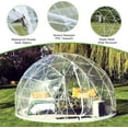 thumbnail image 6 of Esheno Garden Dome Tent 15*9.5FT PVC Transparent Cover Weatherproof Geodesic Bubble for Patio Party Greenhouse (White), 6 of 7