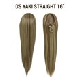 thumbnail image 3 of Ebo Premium Destiny Yaki Straight Drawstring Ponytail Hair 16″ Inch ( 2 Dark Brown ), 3 of 6