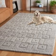 thumbnail image 3 of SAFAVIEH Natura Leslie Geometric Area Rug, Gray, 8' x 10', 3 of 8