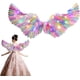 thumbnail image 3 of Alas de hadas LED brillantes, alas de ángel para niños adultos - Pluma de hada de ángel iluminada Disfraz de Halloween Disfraz Fiesta de cosplay de Navidad, Ala de ángel, 3 of 5