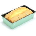thumbnail image 4 of Bread loaf pan, loaf pans for oven home baking Bread mold 2lb loaf tin 10.5 x 6 x 3 inches Aluminized Steel Non Stick Coating For Home Baking 9x5 bread 2pcs, 4 of 4