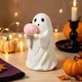 thumbnail image 5 of Halloween Ghost Resin Ornament, Cute Scary Halloween Decoration, Indoor Outdoor Halloween Decor, Perfect for Halloween Party Home Yard Multicolor B, 5 of 7