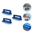 thumbnail image 4 of Miangastore 3pcs Pool Scrub Brush Handheld Brush Cleaning Tool Wall Floor Pool Brush, 4 of 9
