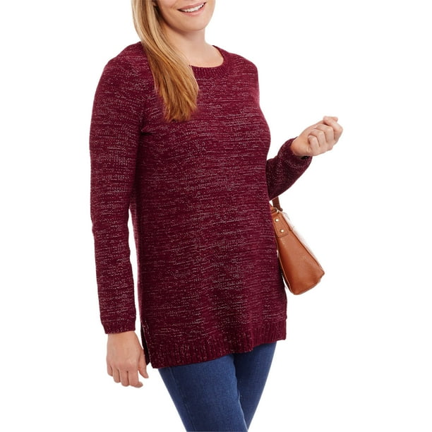 Faded Glory Women's Chenille Tunic Sweater