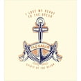 thumbnail image 3 of Ambesonne Ocean Duvet Cover Set, Vintage Style Anchor Sign, 2-Calking, Orange Blue Yellow, 3 of 3