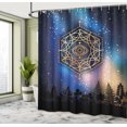 thumbnail image 5 of Ambesonne Galaxy Shower Curtain, Third Eye Milky Way, 69"Wx84"L, Multicolor, 5 of 5