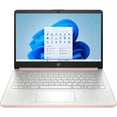 thumbnail image 1 of Restored HP 14-dq6015dx 14" Intel N150 0.8 GHz 4GB DDR4 128GB UFS Intel Graphics Windows 11 Home in S mode Laptop, Rose Gold - B7FS4UA (Refurbished), 1 of 5