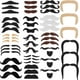 thumbnail image 1 of Bigote autoadhesivo, barba falsa adhesiva, unión de barbas falsas, barbas de fiesta para Ch, 1 of 4
